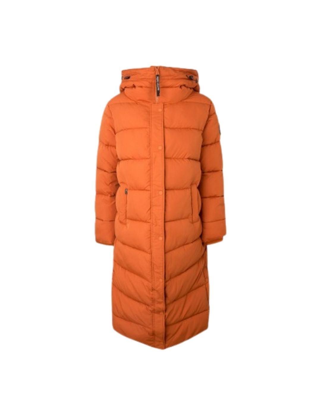Cazadora Pepe Jeans Norah Naranja Acolchada Para Mujer