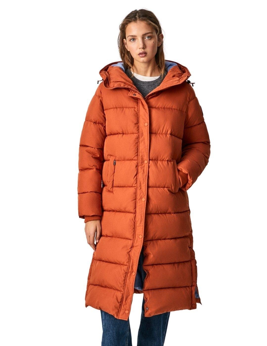 Cazadora Pepe Jeans Norah Naranja Acolchada Para Mujer