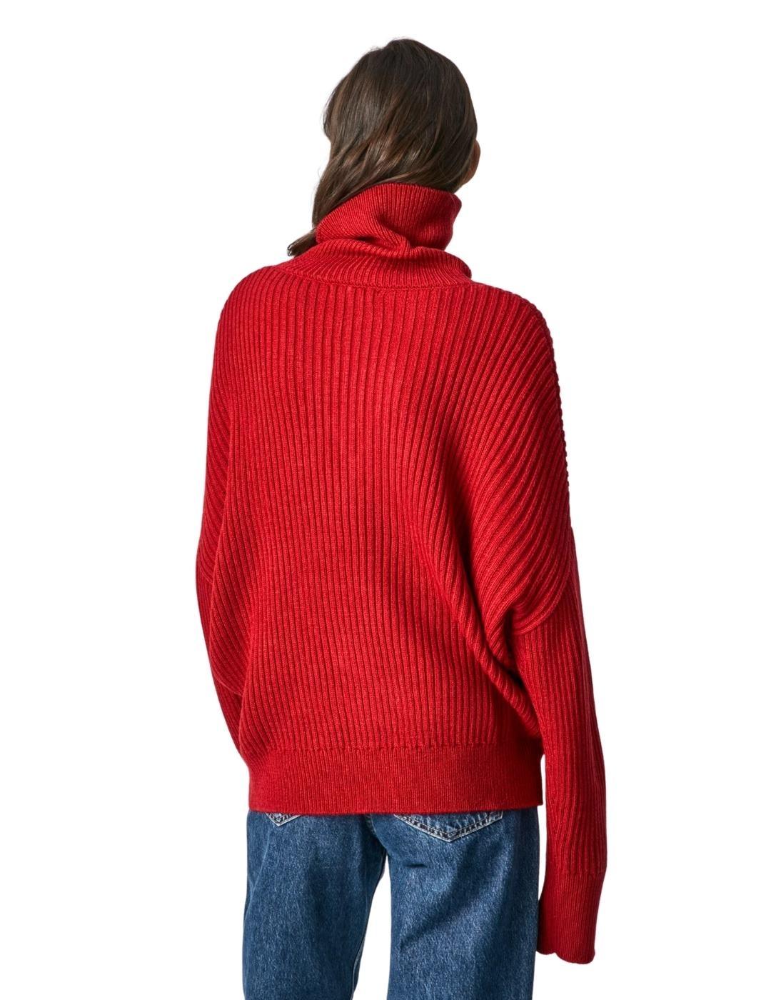 Jersey Pepe Jeans Vivian Rojo Para Mujer