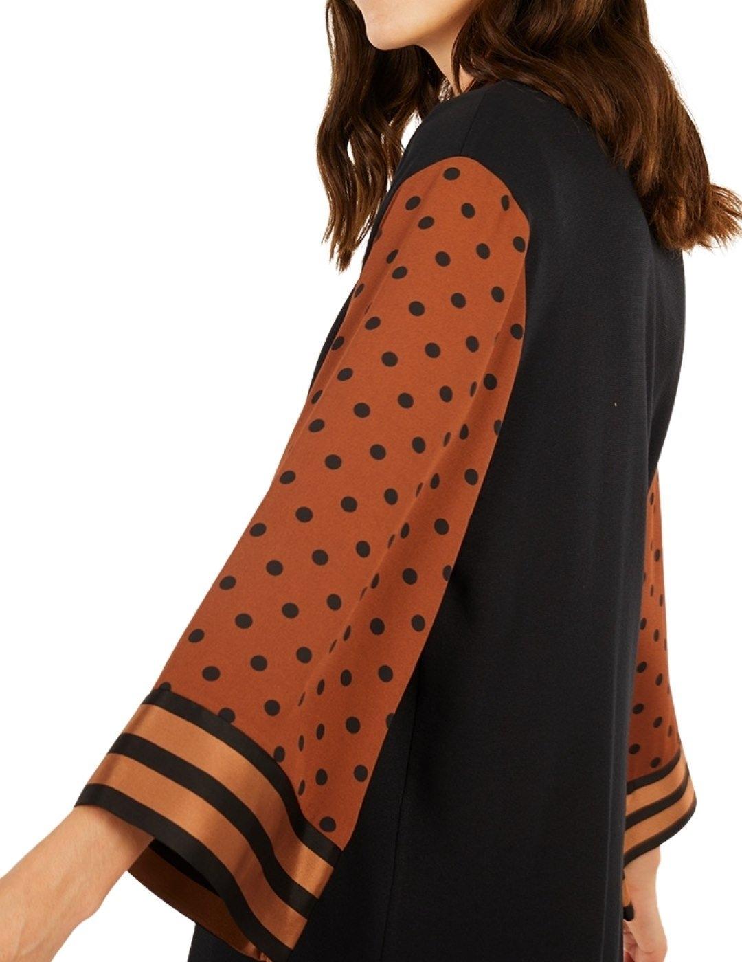 Kimono Anna Mora Bicolor Para Mujer