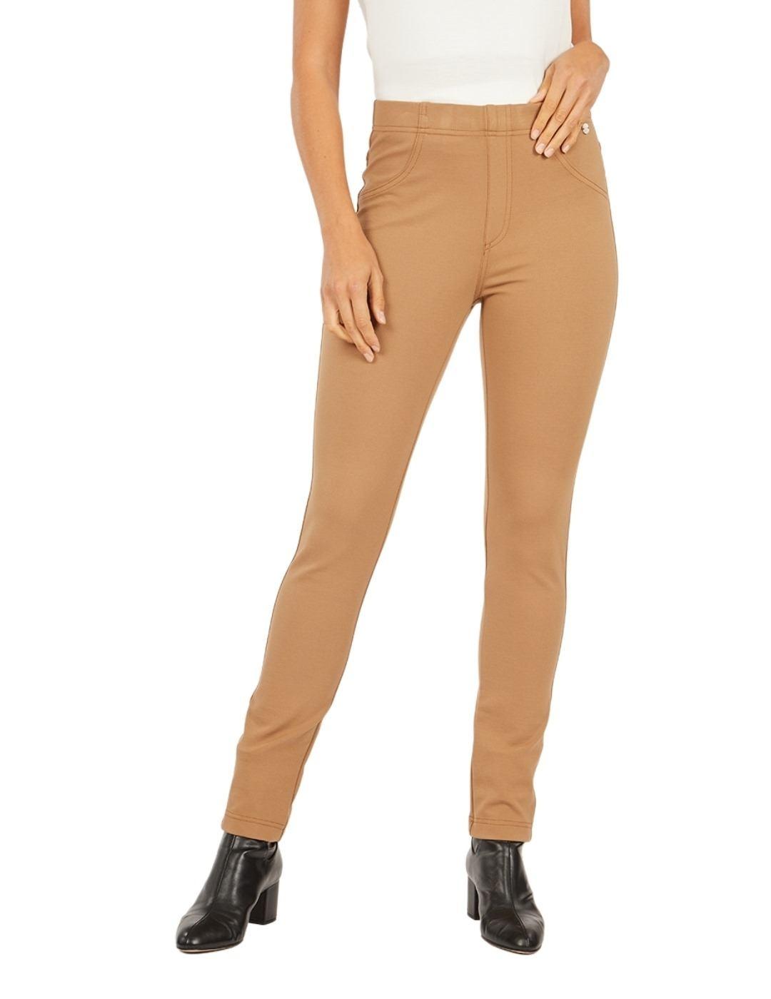 Pantalón Anna Mora Básico Camel Para Mujer
