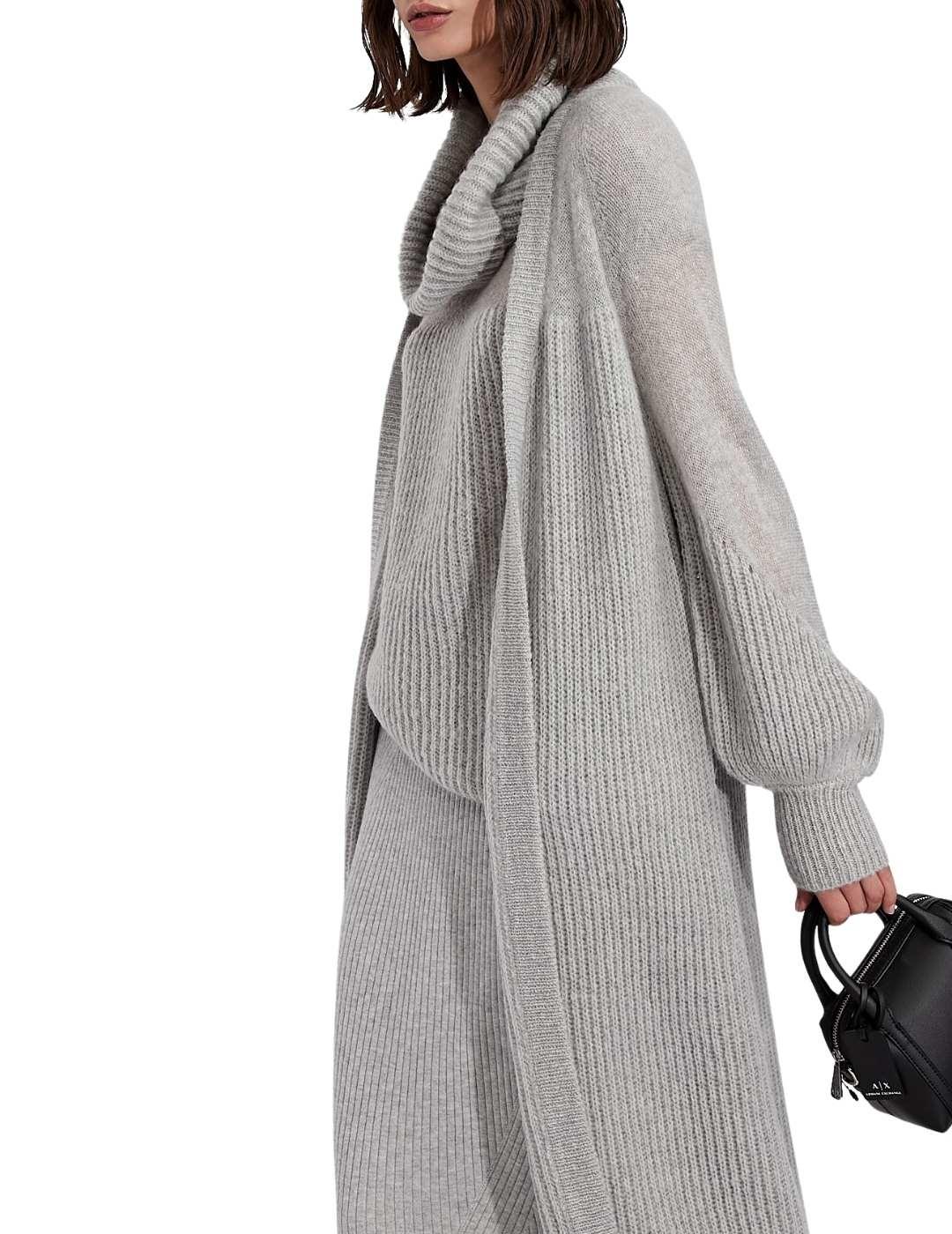 Cárdigan Armani Exchange Punto Combinado Para Mujer