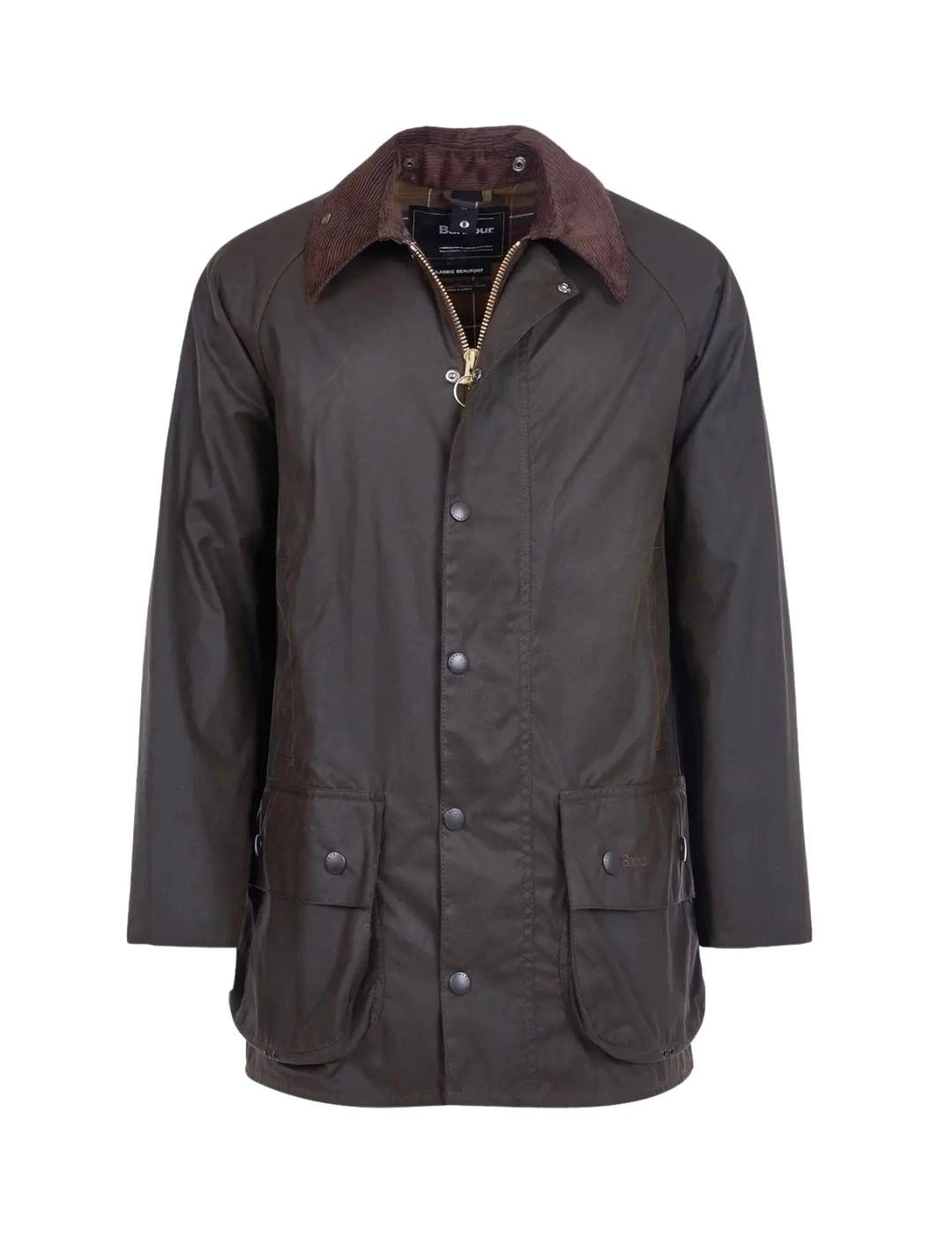 Barbour Classic Beaufort® Olive Wax Jacket 
