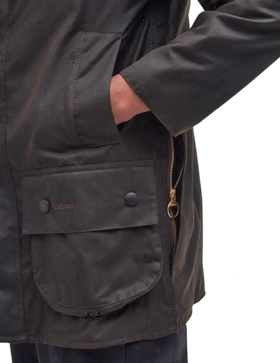 Barbour Classic Beaufort® Olive Wax Jacket 