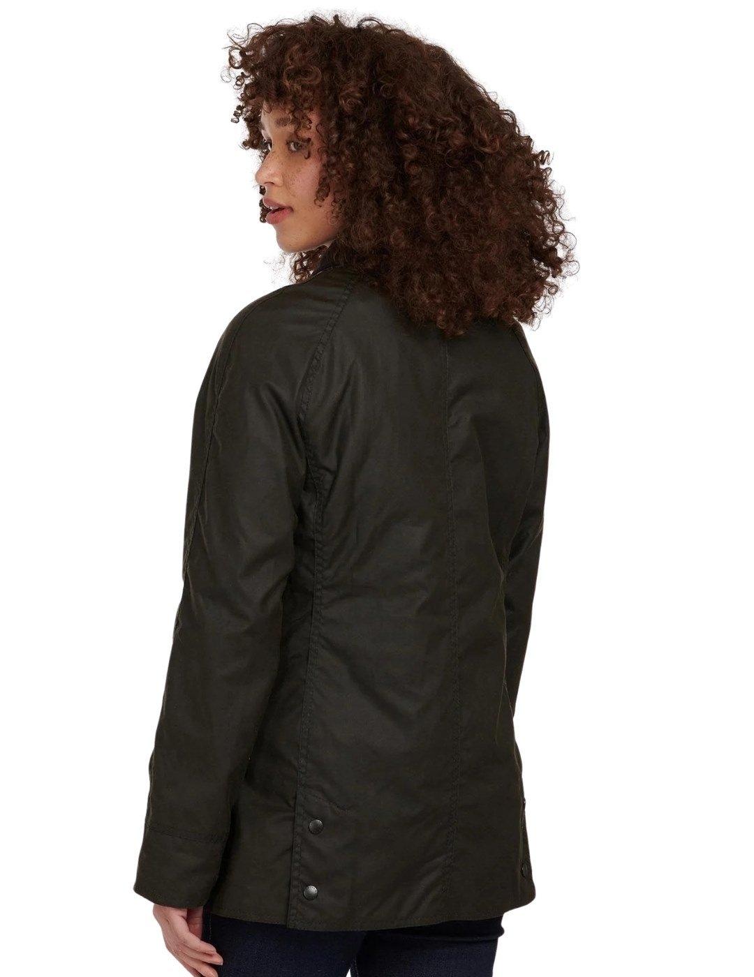 Barbour Chaqueta Classic Beadnell Wax Verde oscuro