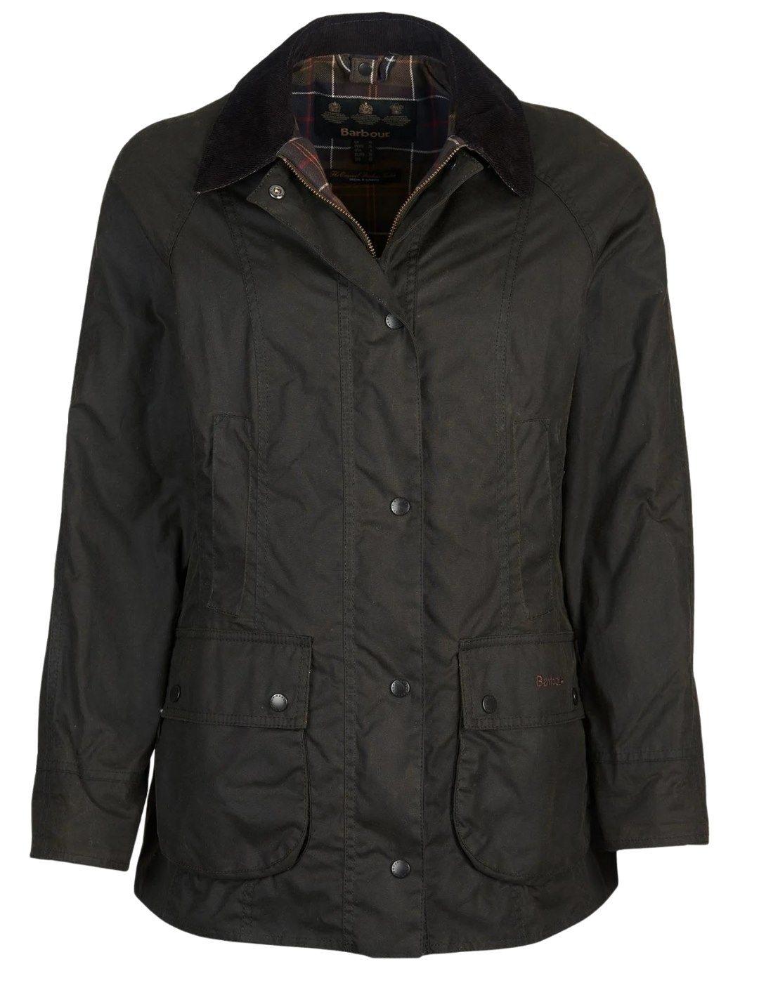 Barbour Chaqueta Classic Beadnell Wax Verde oscuro