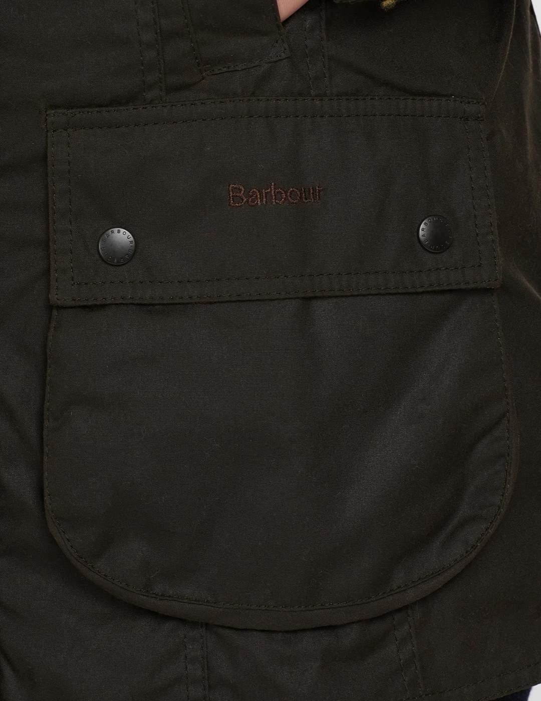 Barbour Chaqueta Classic Beadnell Wax Verde oscuro