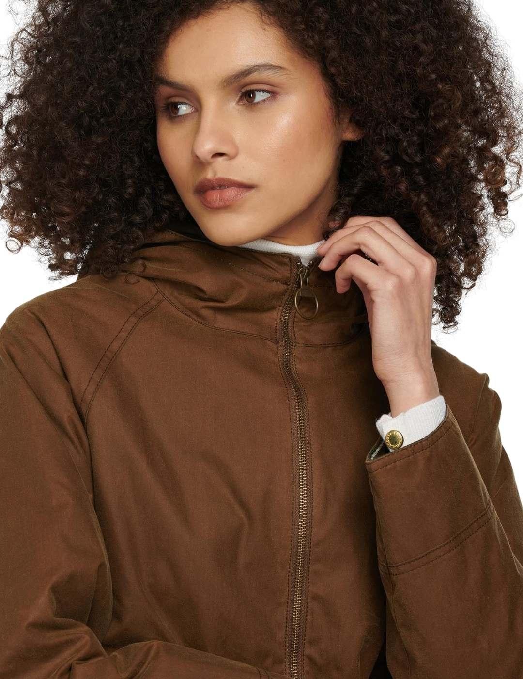 Cazadora Barbour Marrón Para Mujer