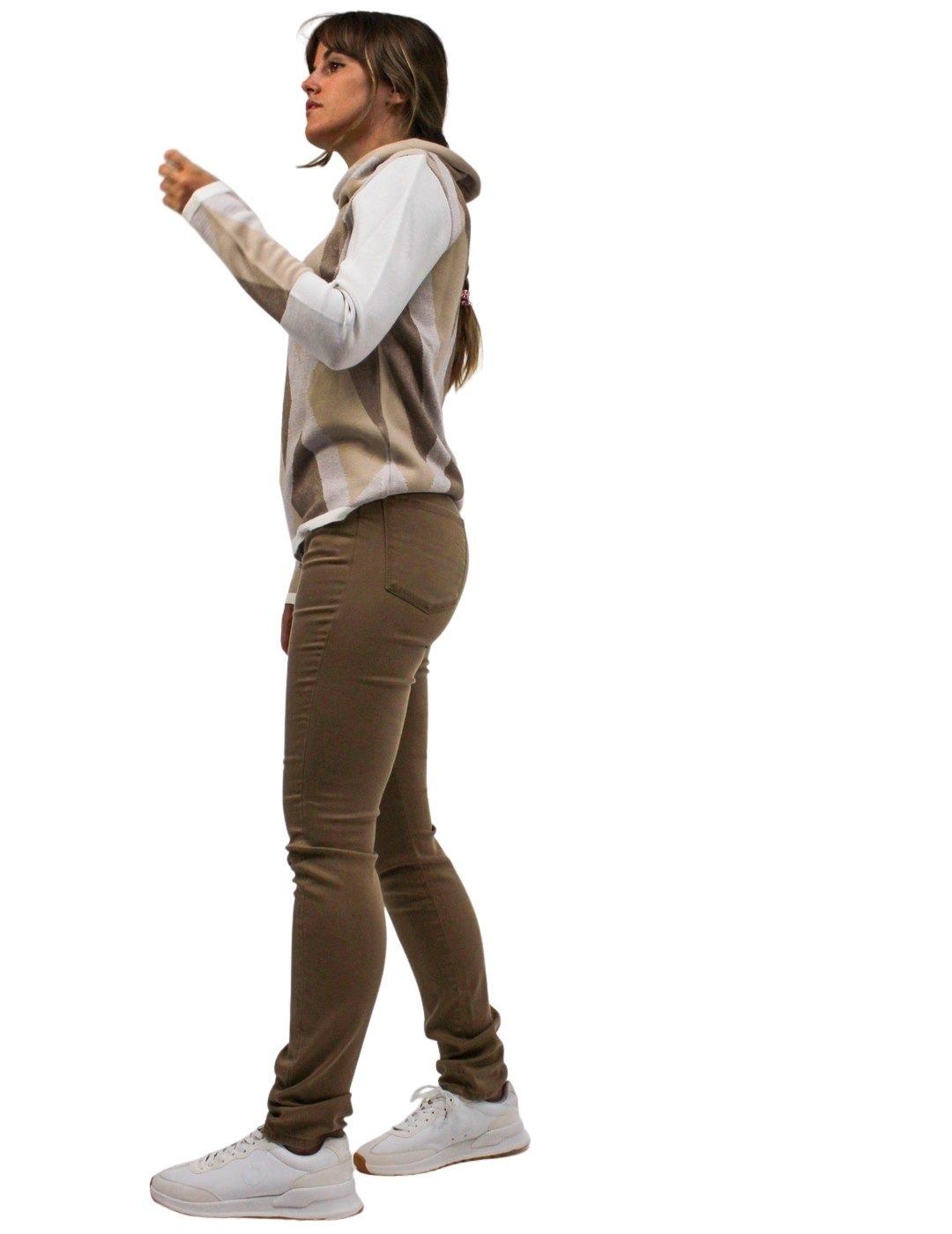 Pantalón Brax Tostado Para Mujer