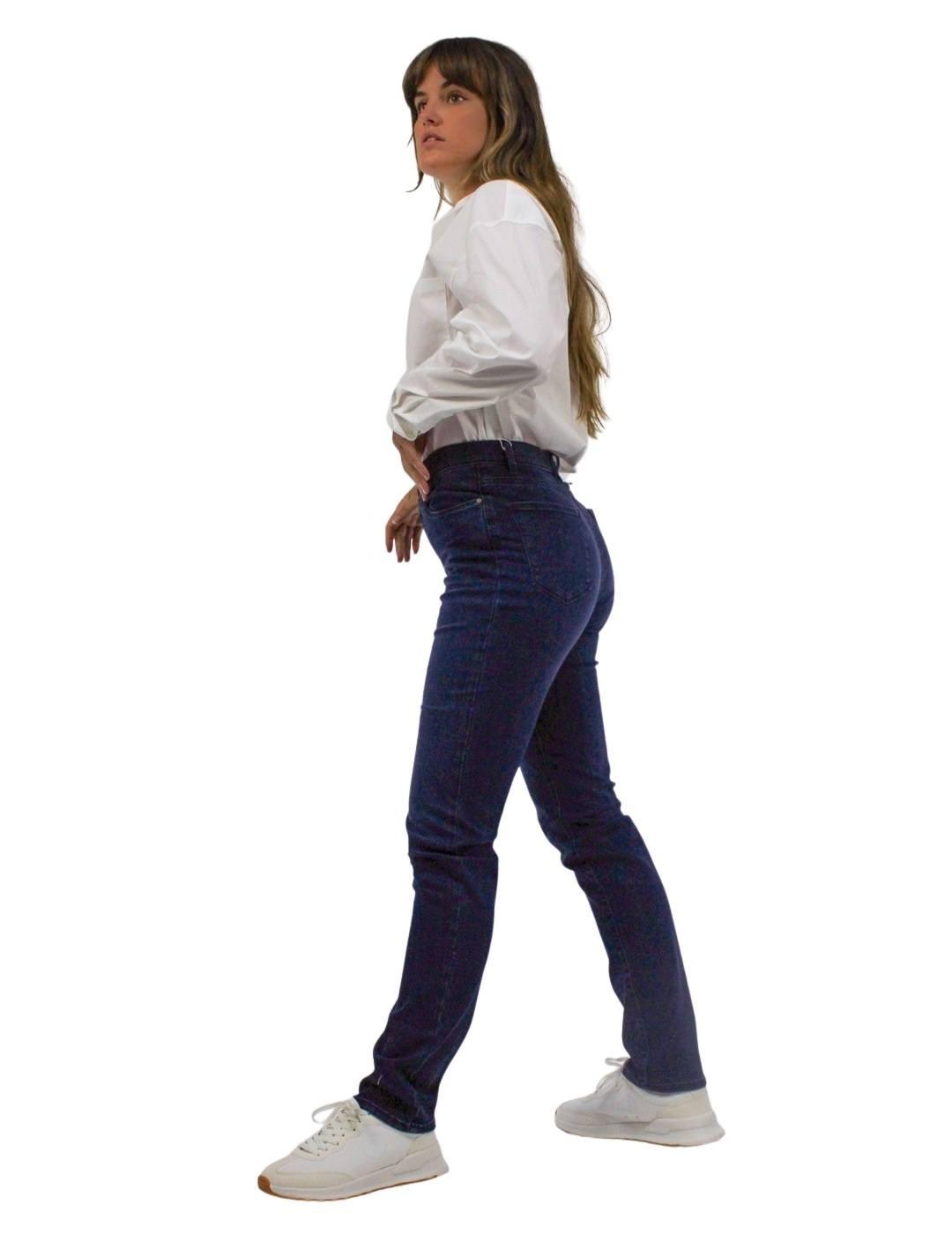 Vaquero Brax Style Carola Azul Para Mujer