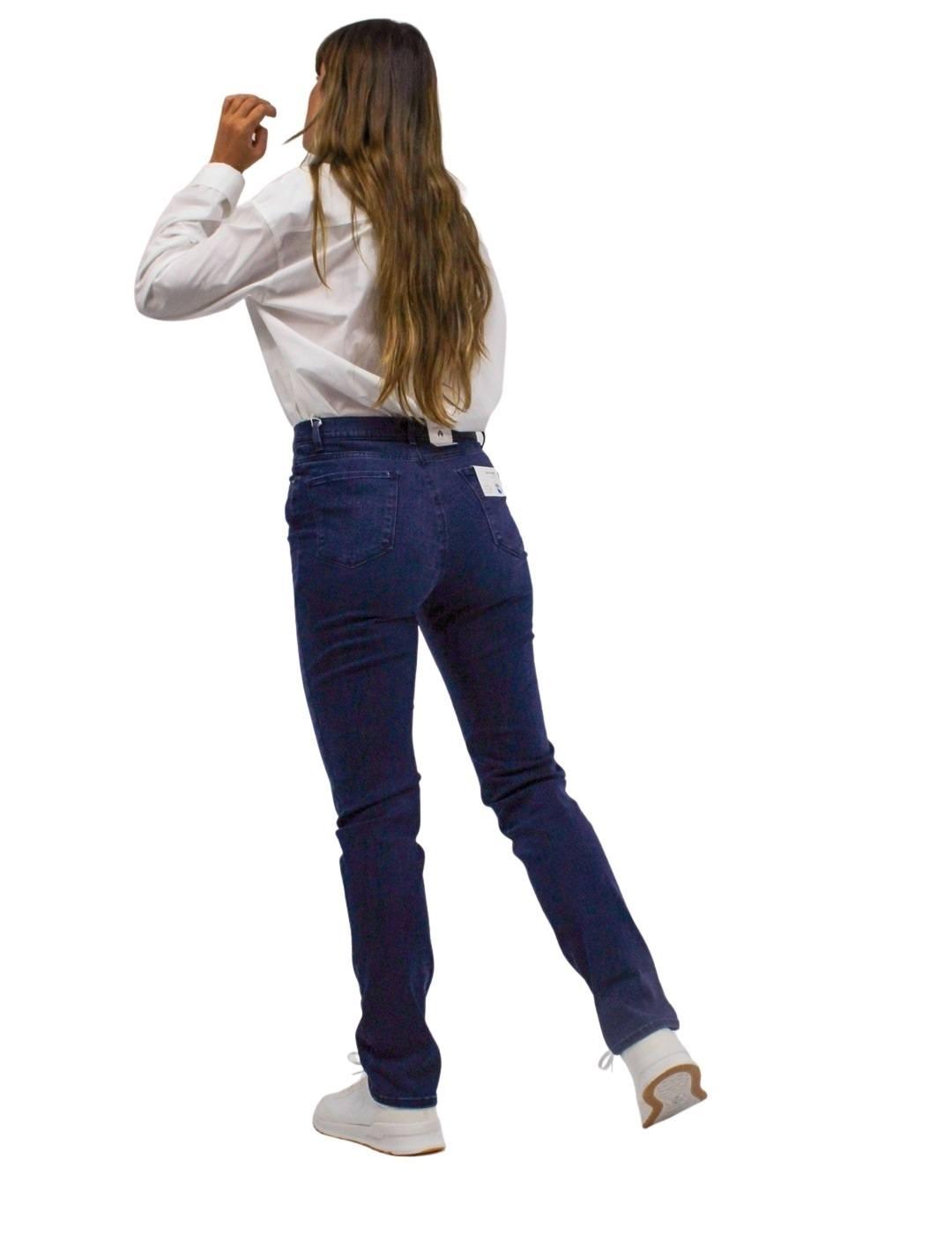 Vaquero Brax Style Carola Azul Para Mujer