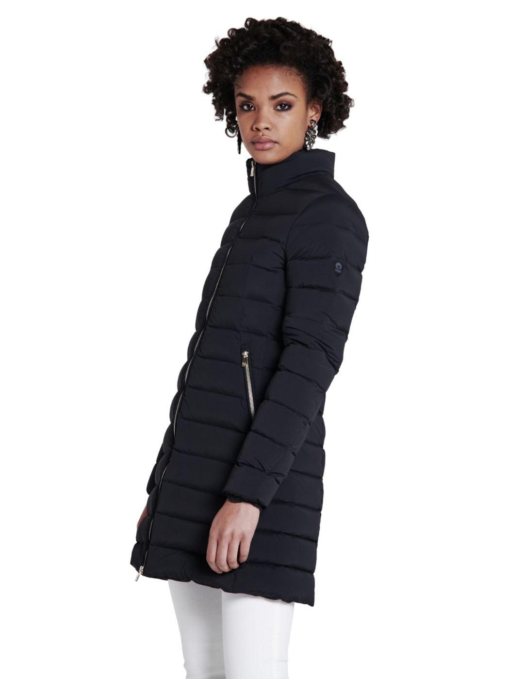 Plumas Ciesse Piumini Largo Negro Para Mujer