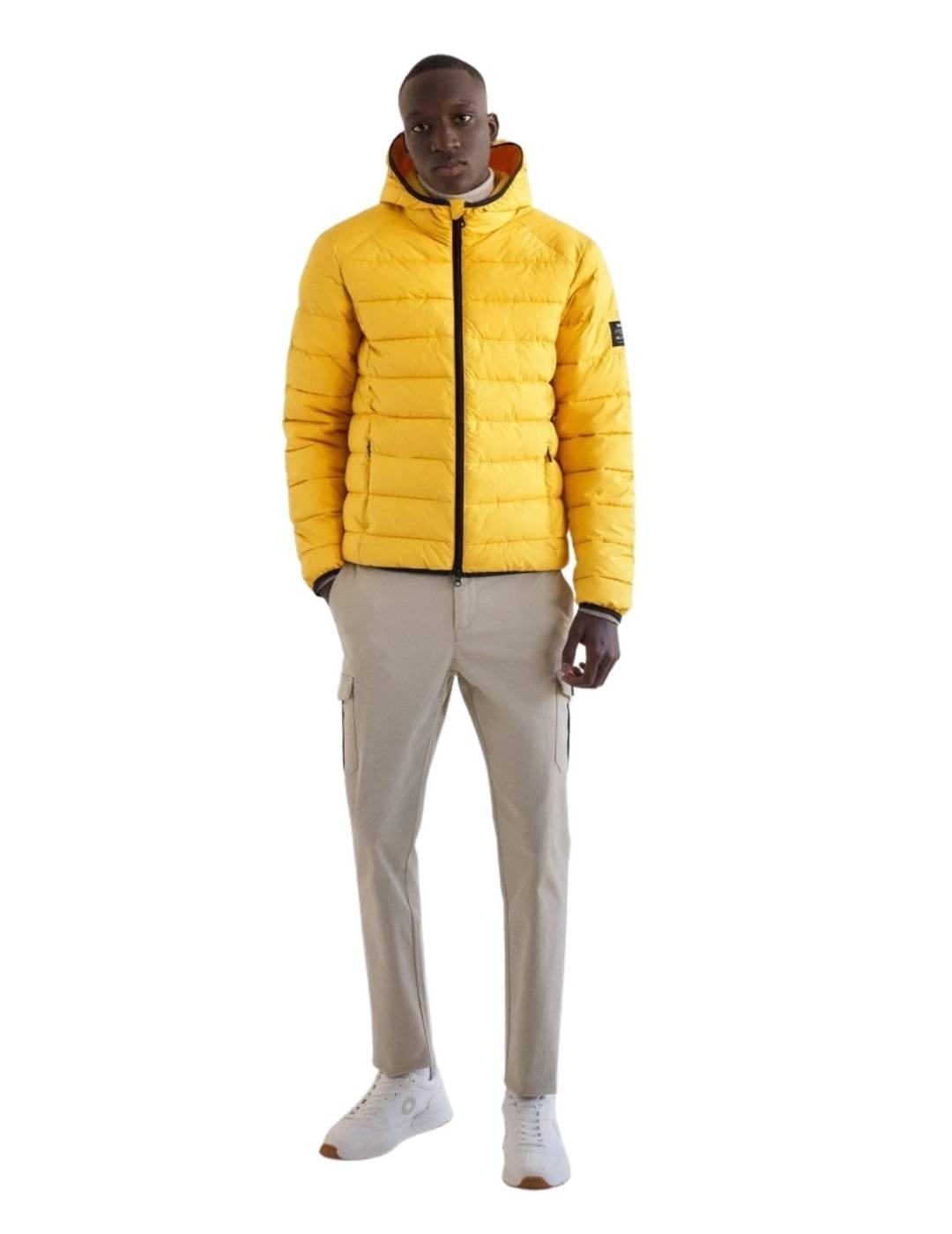 Cazadora Ecoalf  Asp Amarilla Para Hombre