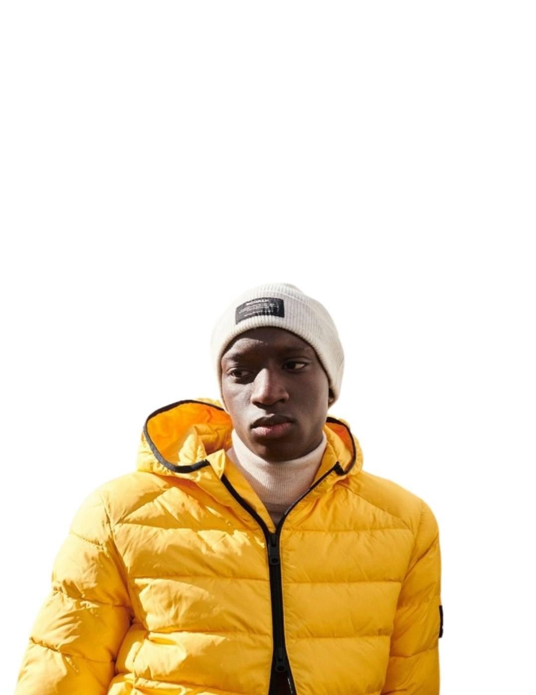 Cazadora Ecoalf  Asp Amarilla Para Hombre