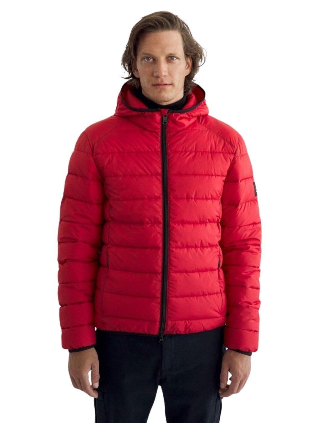 Cazadora Ecoalf  Asp Roja Para Hombre