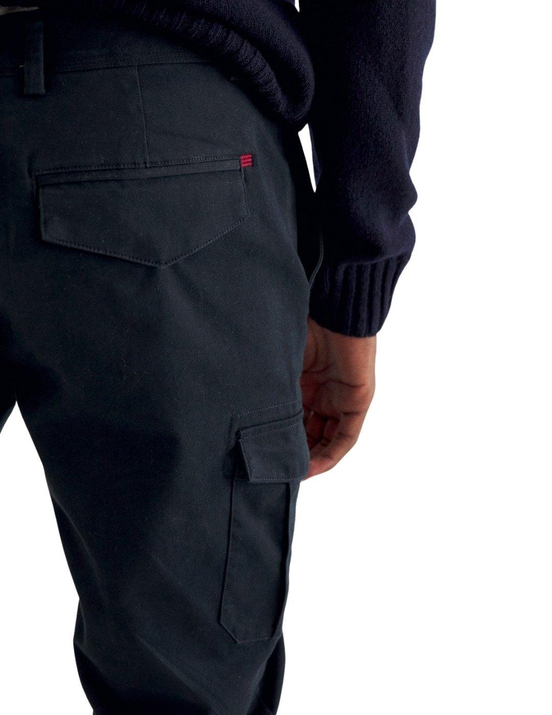 Pantalón Ecoalf Pablo Marino Cargo Para Hombre