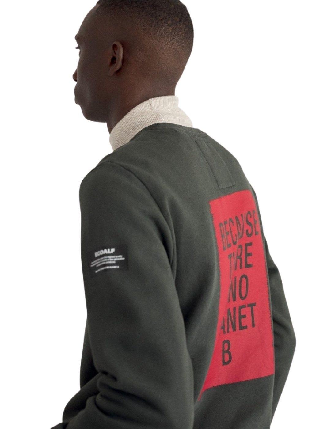 Sudadera Ecoalf Tribeca Khaki Para Hombre