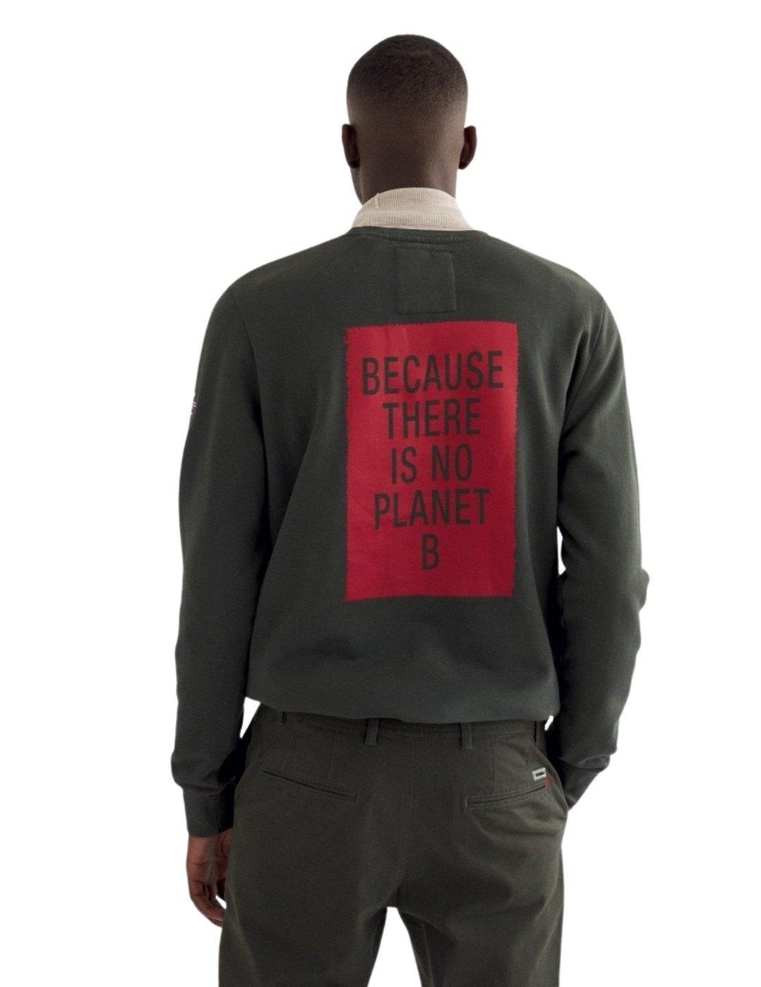 Sudadera Ecoalf Tribeca Khaki Para Hombre