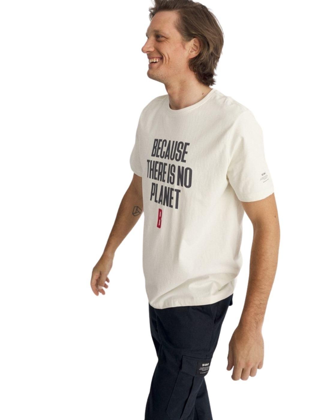 Camiseta Ecoalf Mino Blanca Para Hombre