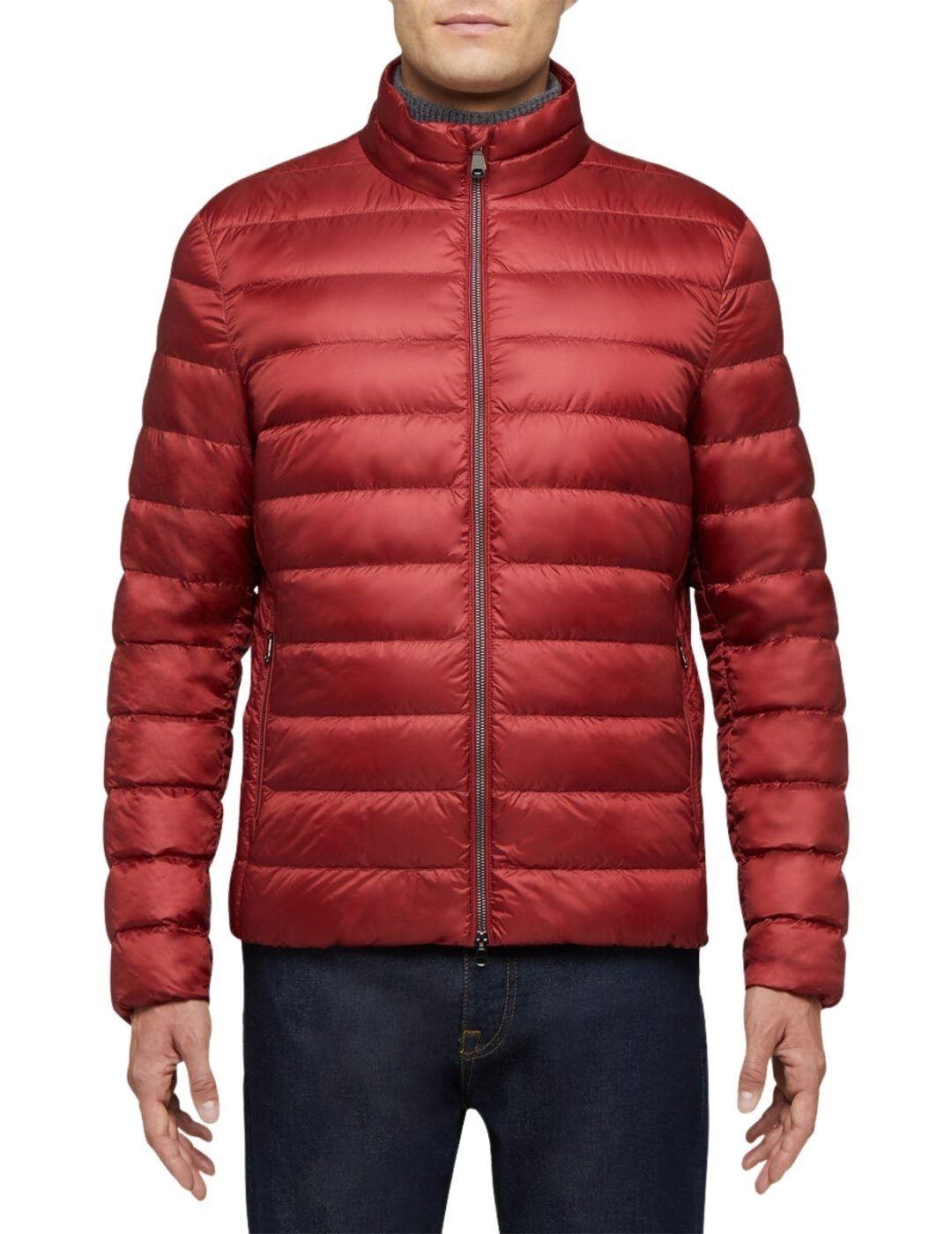 Plumas Geox Derek Corta Rojo Para Hombre