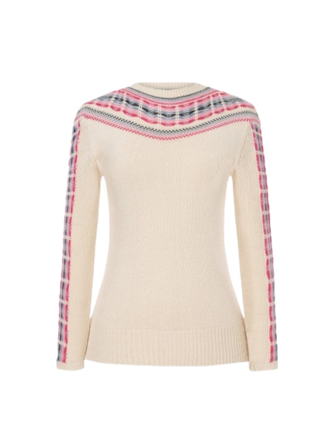 Jersey Highly Preppy Greca Crudo Para Mujer