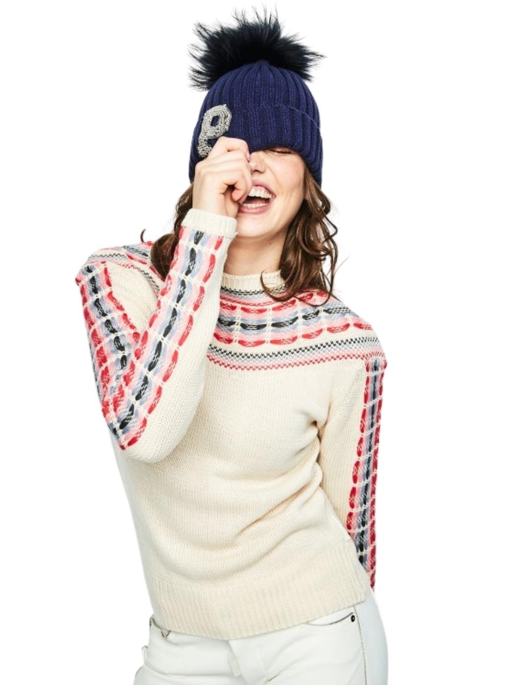 Jersey Highly Preppy Greca Crudo Para Mujer