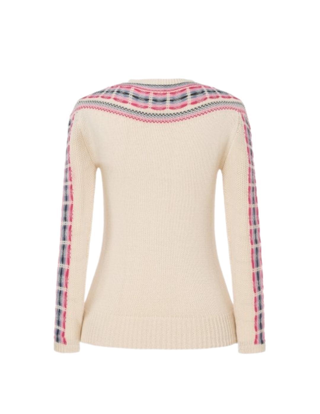 Jersey Highly Preppy Greca Crudo Para Mujer