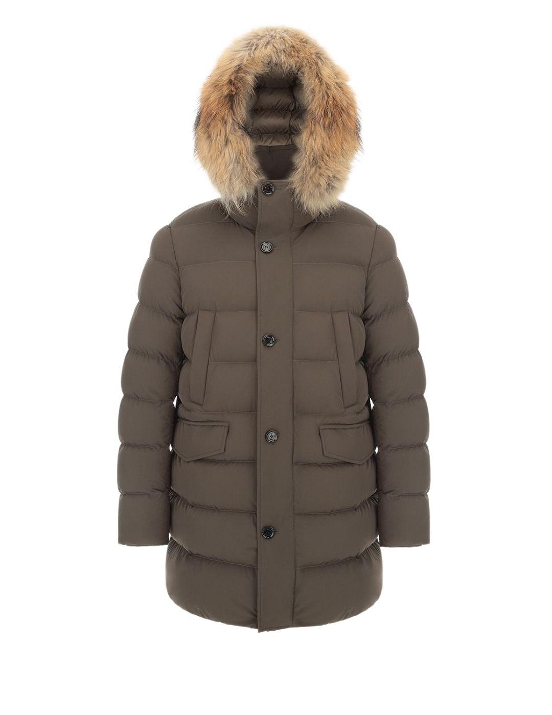 Parka Hetregó Con Pelo Mate Parker Marrón Para Hombre