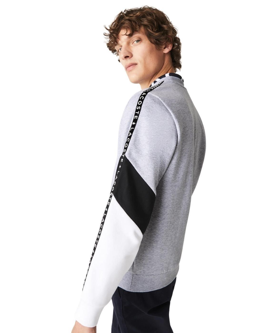 Sudadera Lacoste Bloques de Colores Para Hombre
