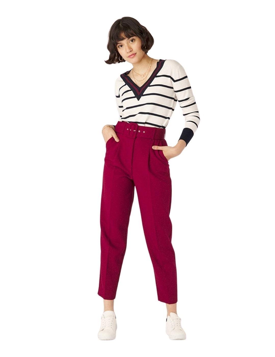 Jersey Naf Naf Rayas Blanco y Azul Para Mujer