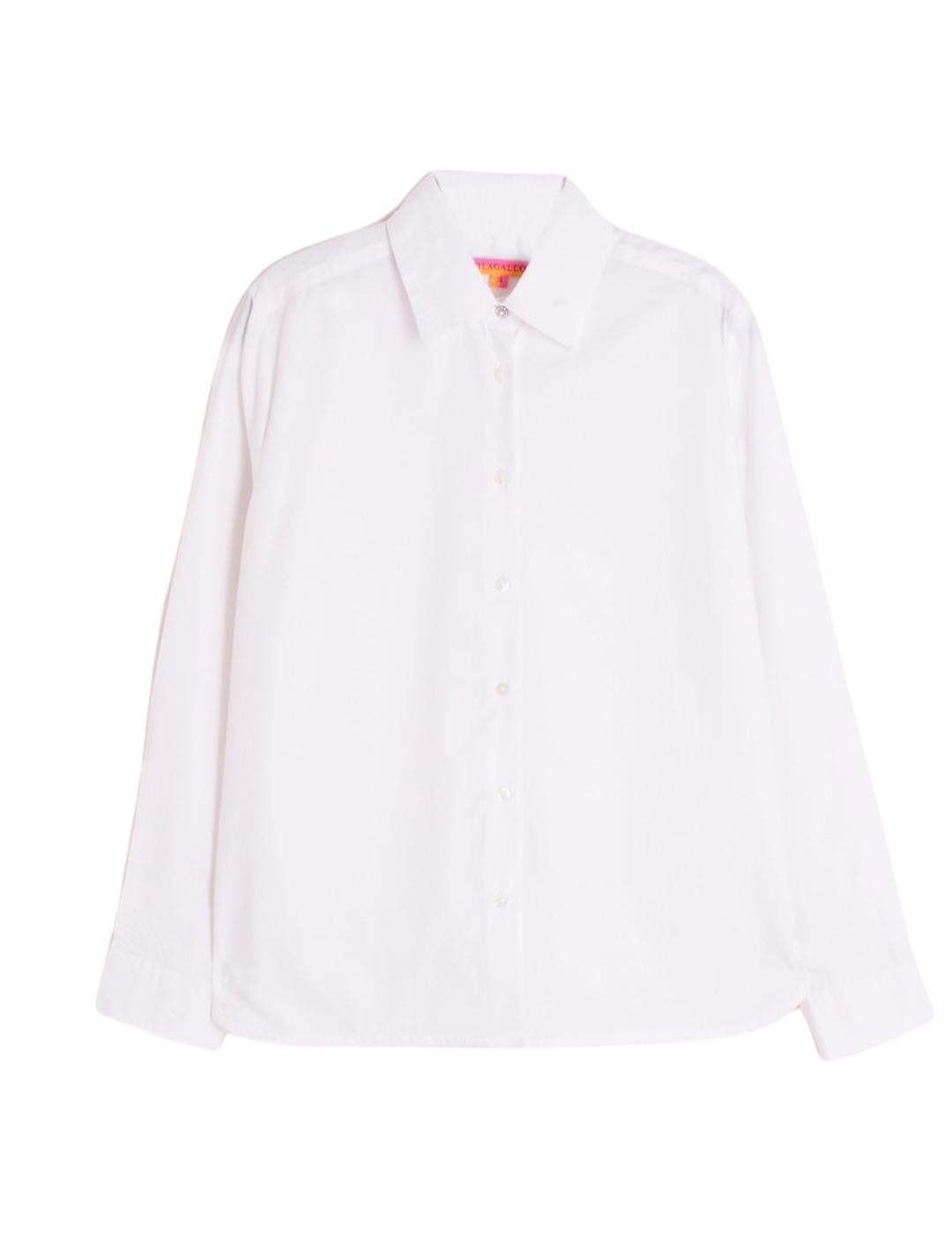 Camisa Vilagallo Blanca Para Mujer
