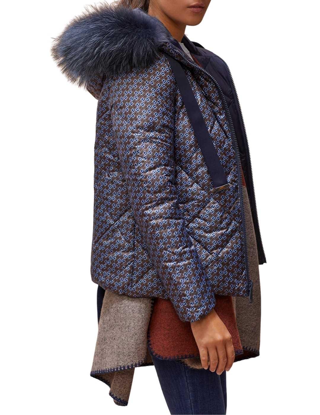 Parka Javier Simorra Estampada Para Mujer