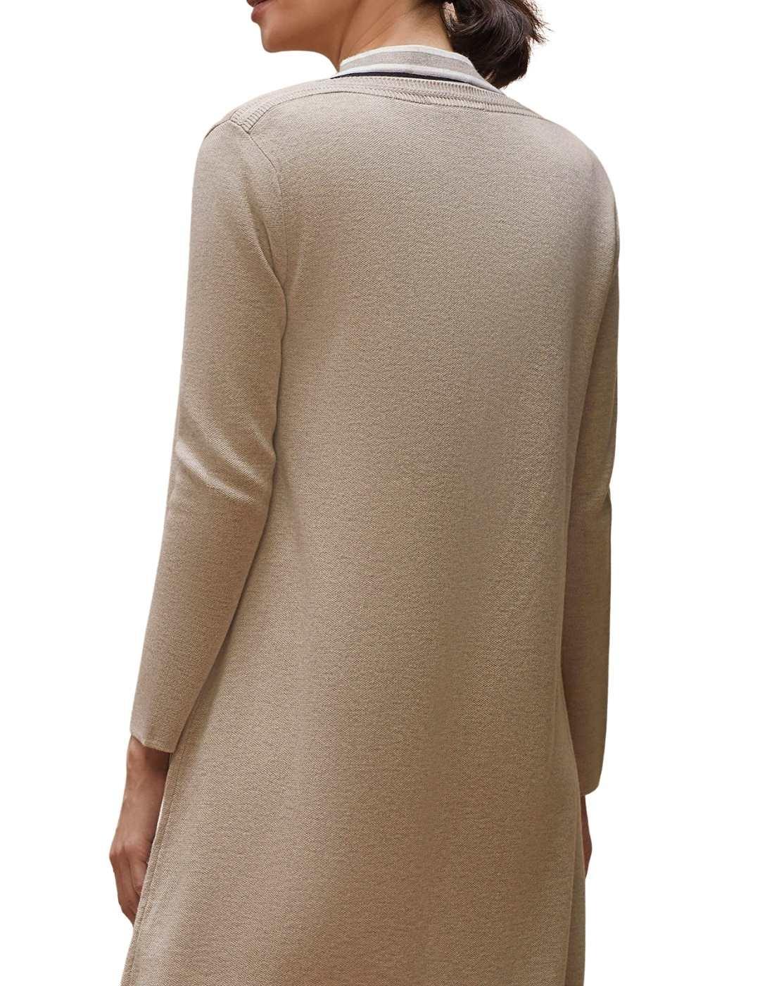 Cardigan Javier Simorra Beige de Punto Para Mujer