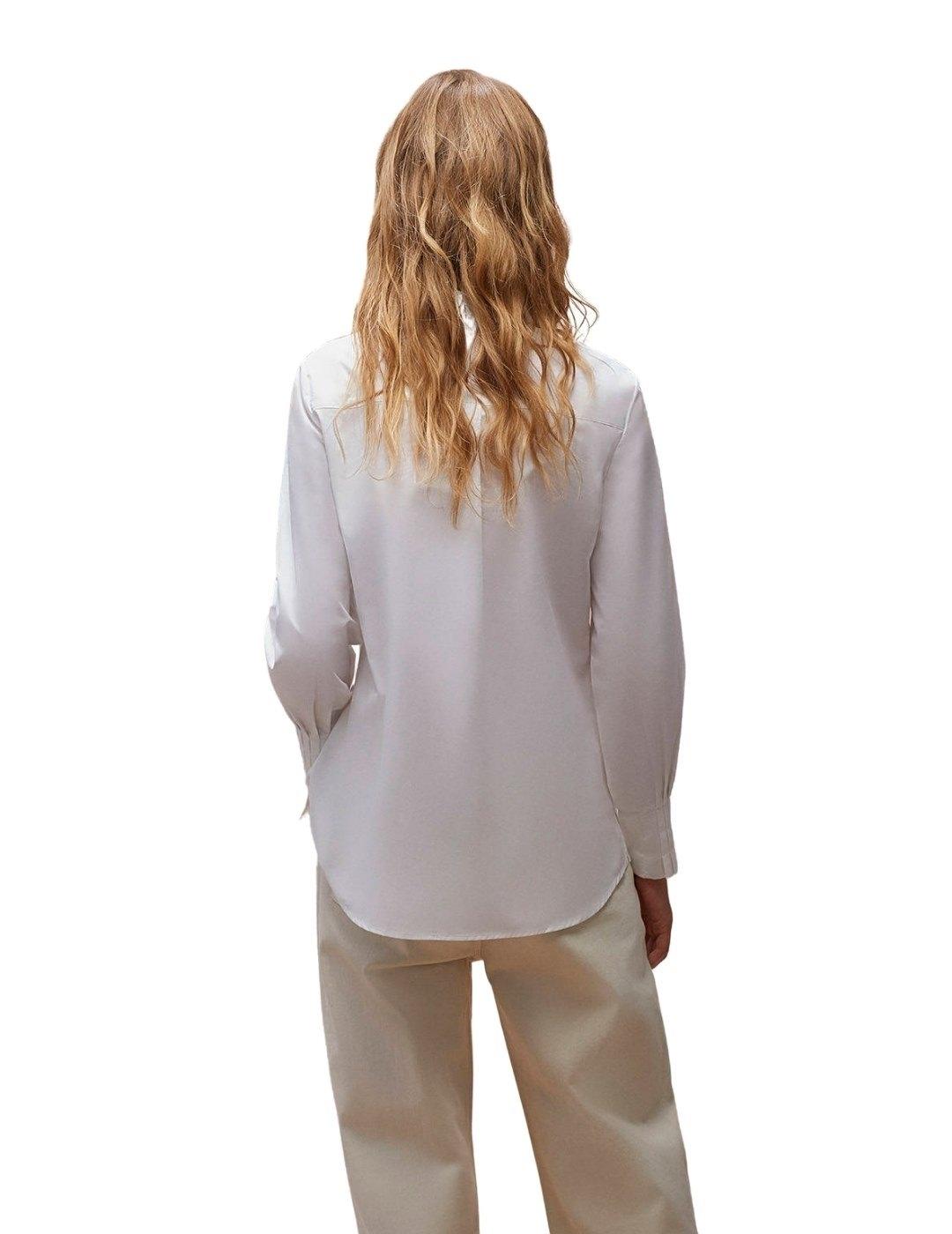 Camisa Javier Simorra Blanca Para Mujer