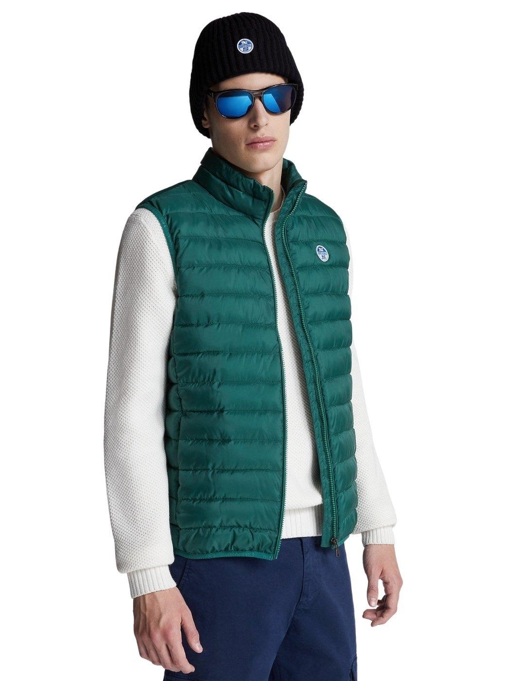 Chaleco North Sails Verde Para Hombre