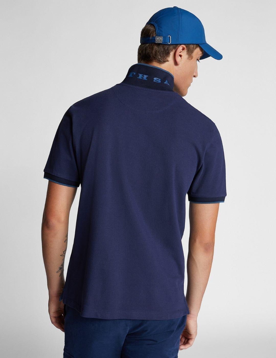 Polo North Sails Marino Para Hombre
