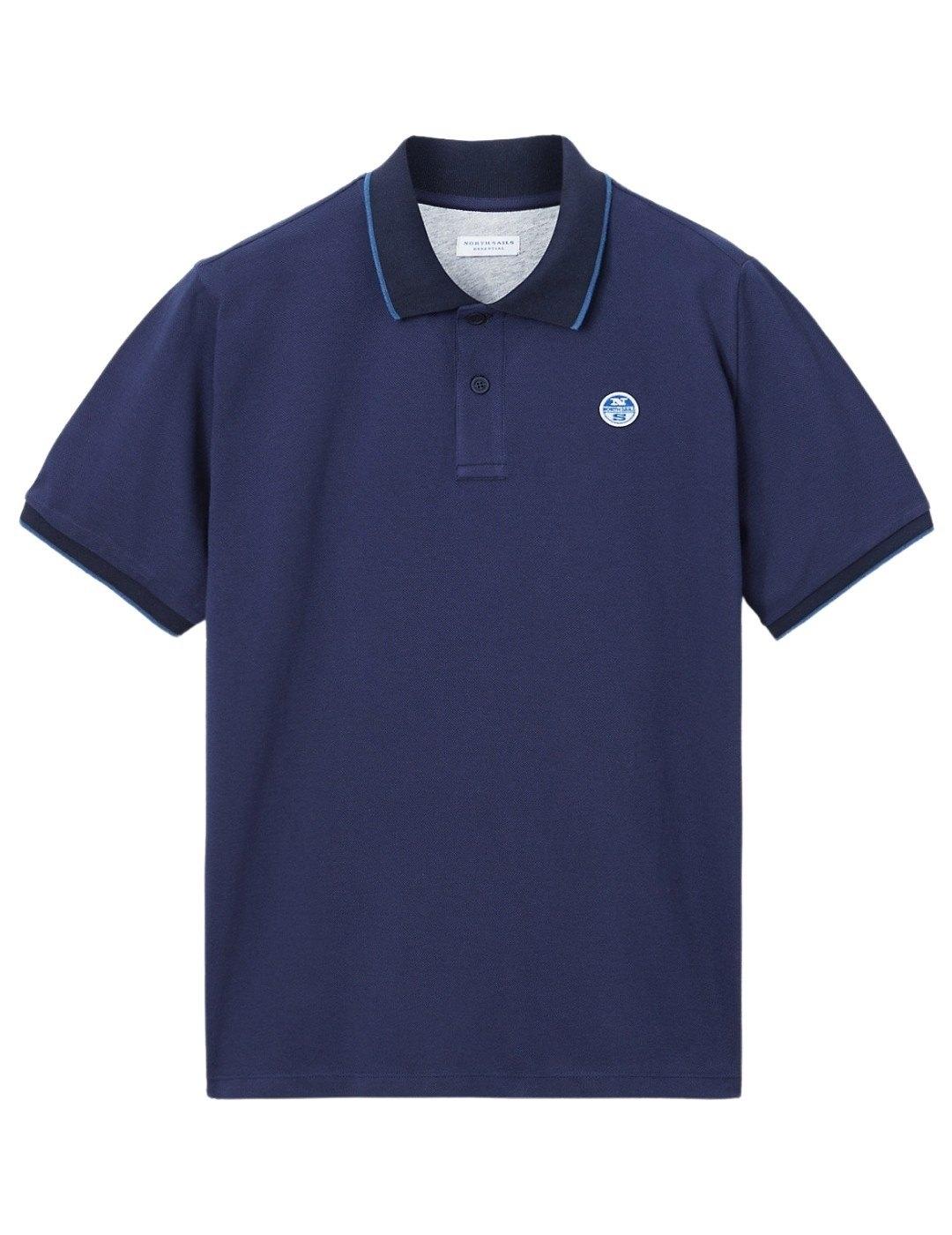 Polo North Sails Marino Para Hombre