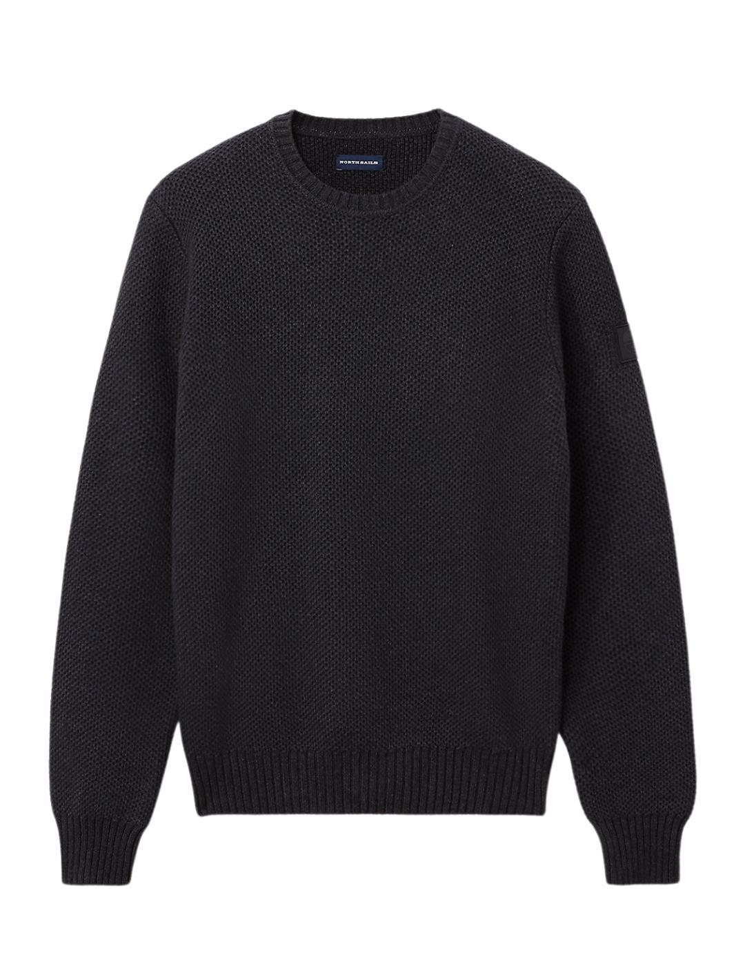 Jersey North Sails Gris Oscuro Para Hombre