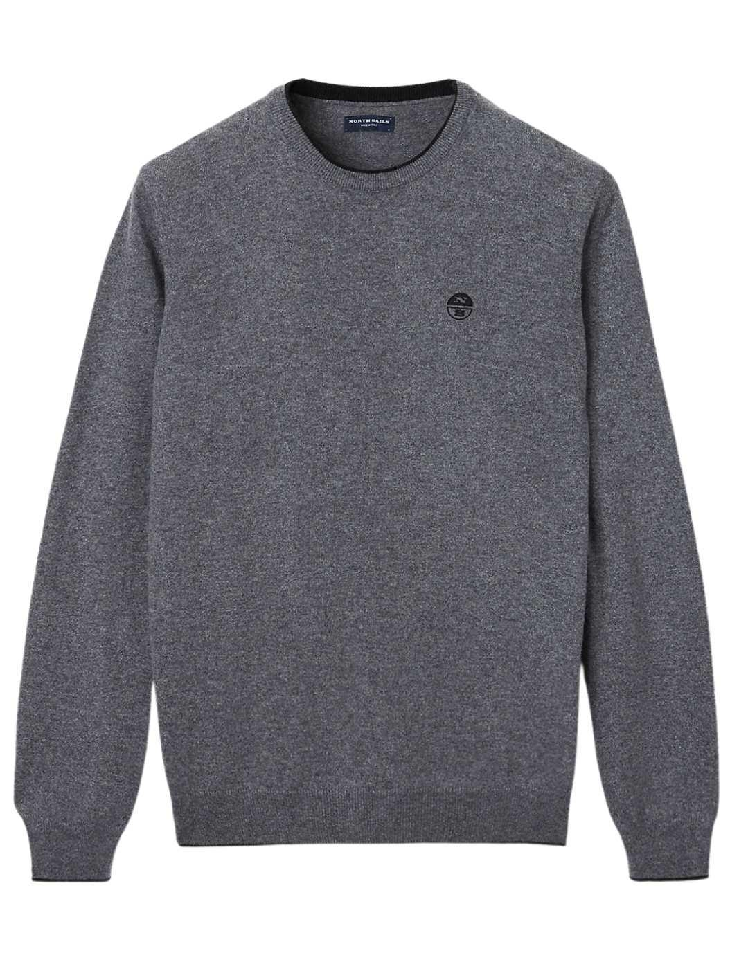Jersey North Sails Gris Para Hombre
