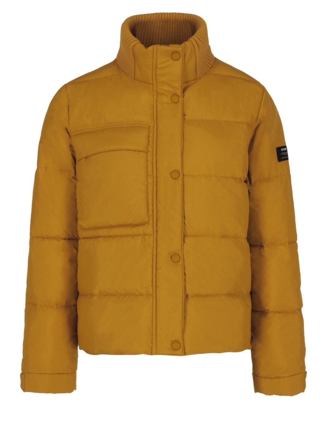 Abrigo Ecoalf Tao Mostaza Para Mujer