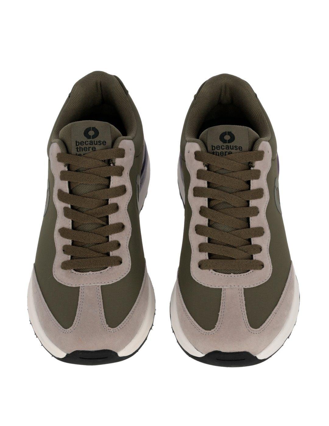 Zapatillas Ecoalf Prince Kaki Para Mujer