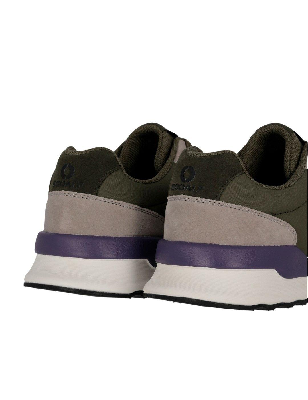 Zapatillas Ecoalf Prince Kaki Para Mujer