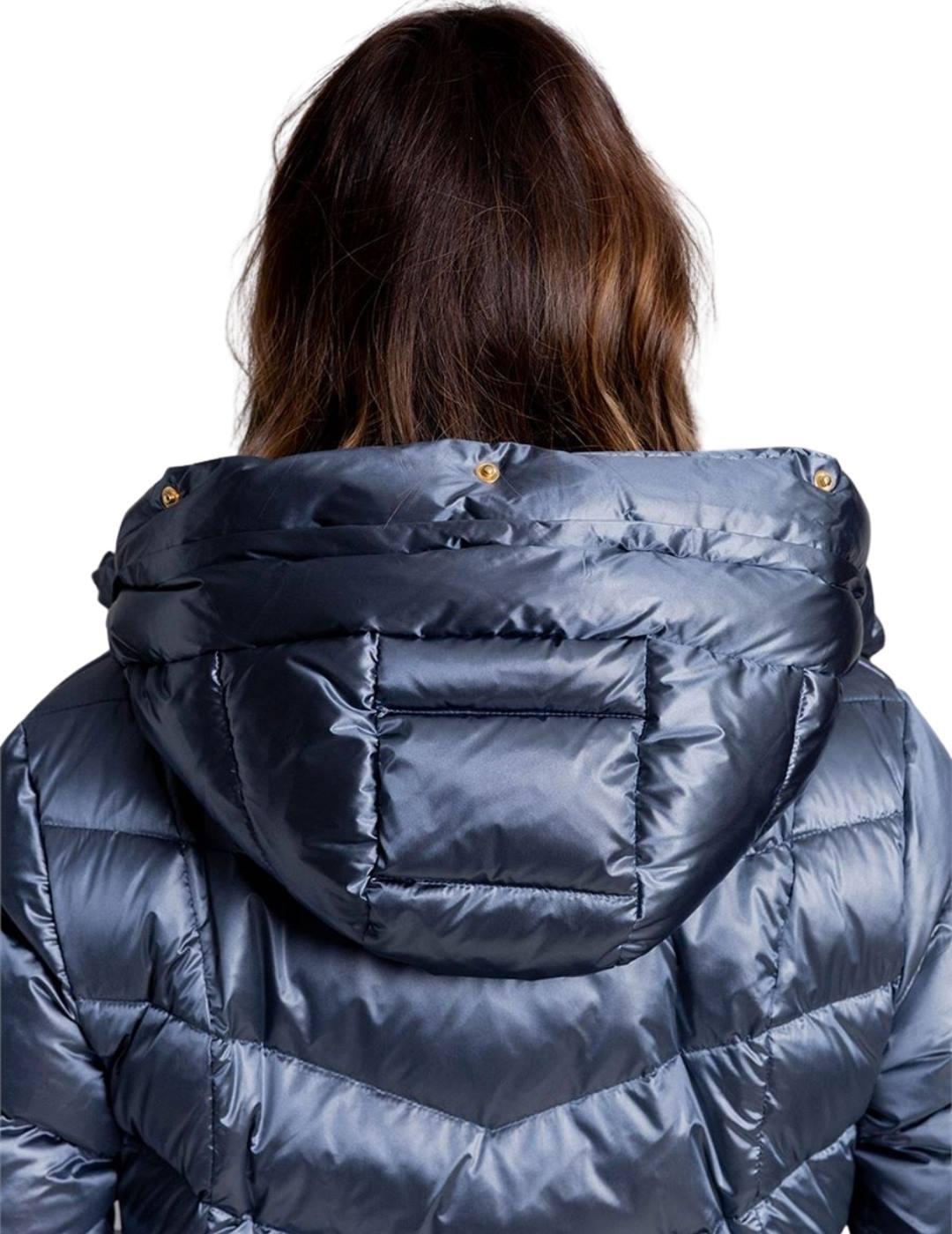 Cazadora Henry Arroway Azul Acero Martina Para Mujer