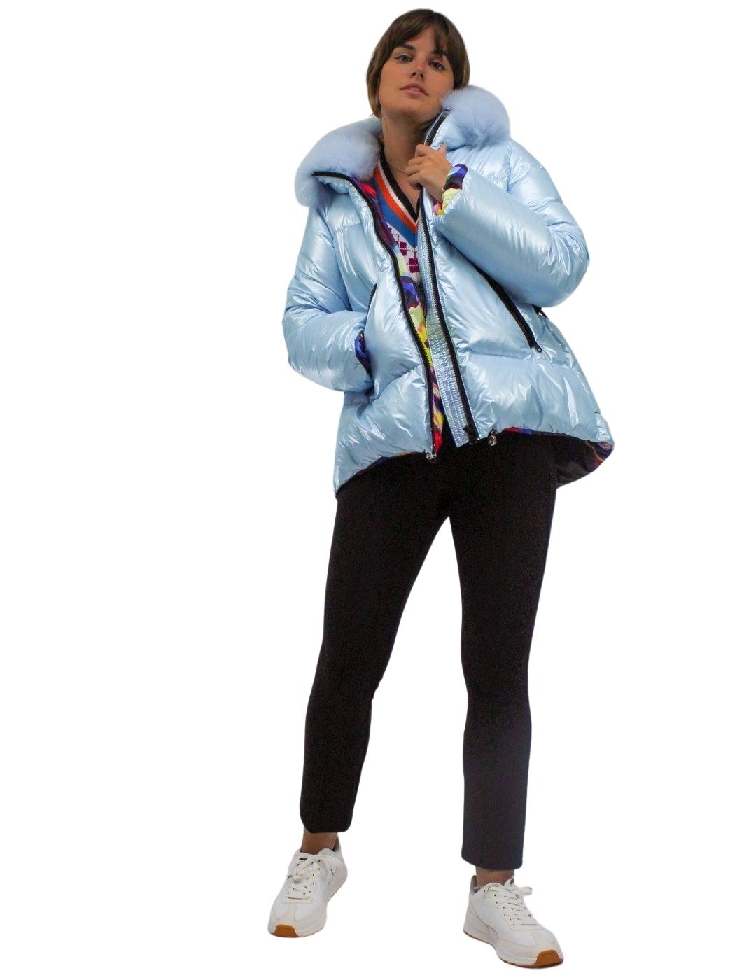 Parka Flo - Clo Azul Para Mjujer