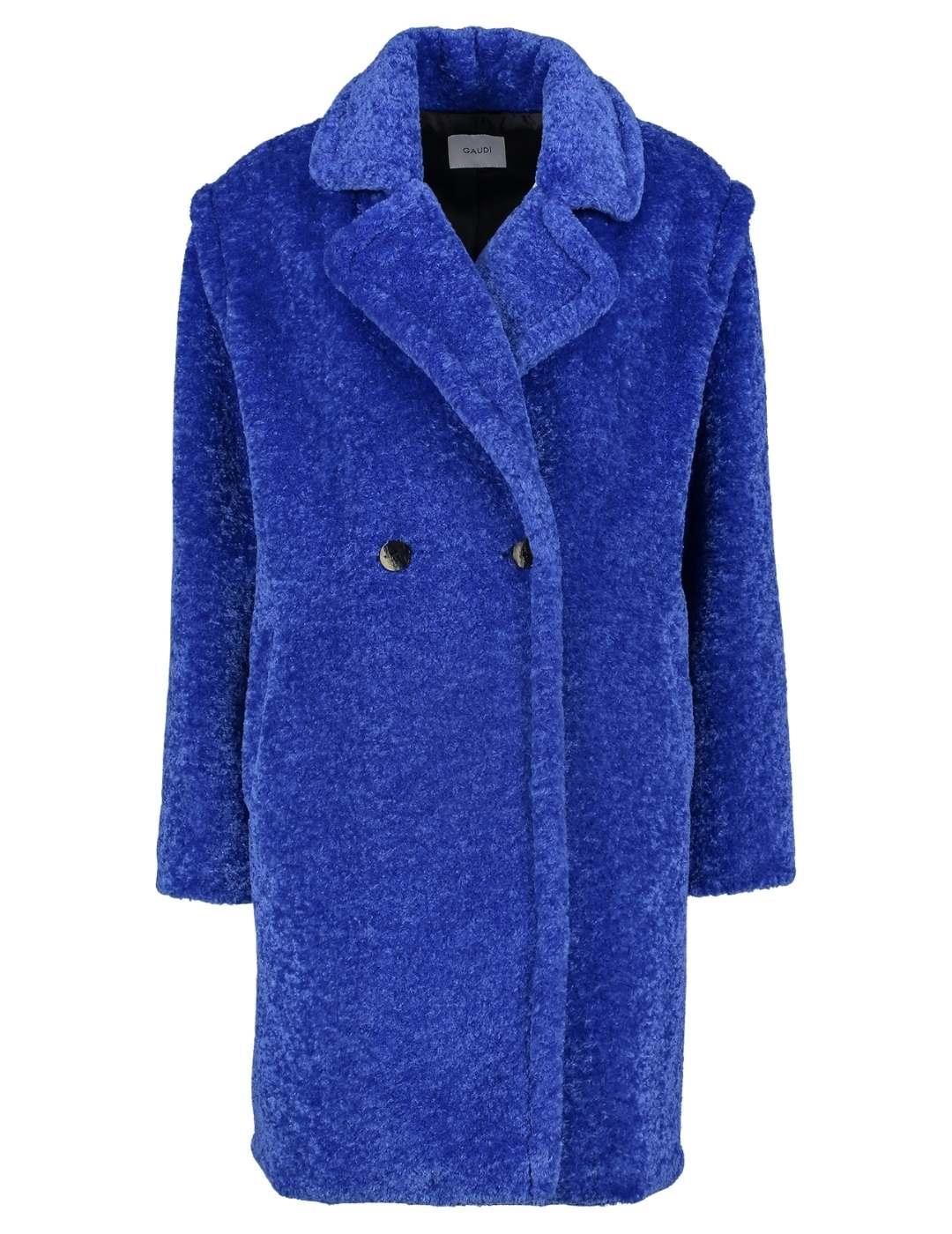 Abrigo Gaudì Azulón Peluche Para Mujer