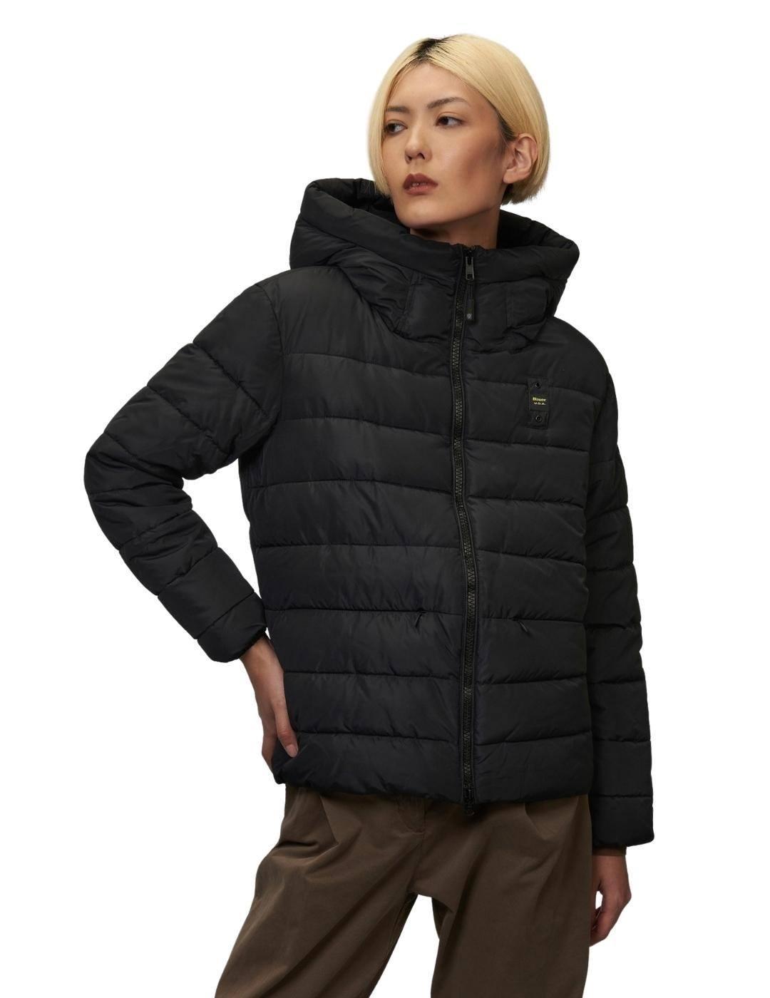 Plumas Blauer Relleno Reciclado Negra Para Mujer