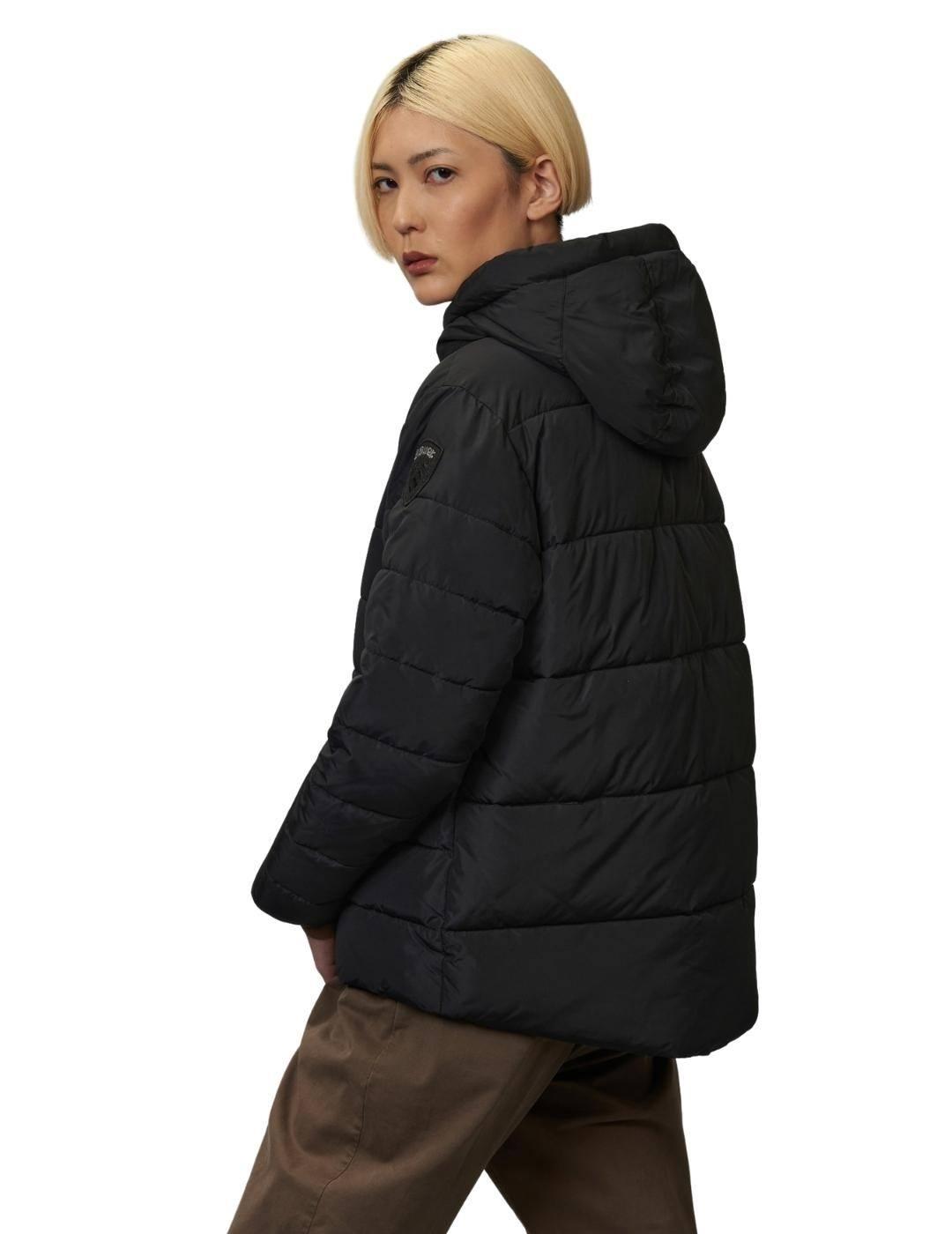 Plumas Blauer Relleno Reciclado Negra Para Mujer