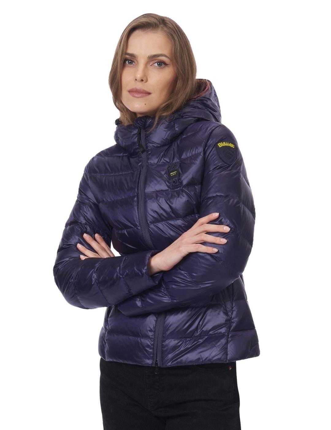 Plumas Blauer Acolchado Marino Para Mujer