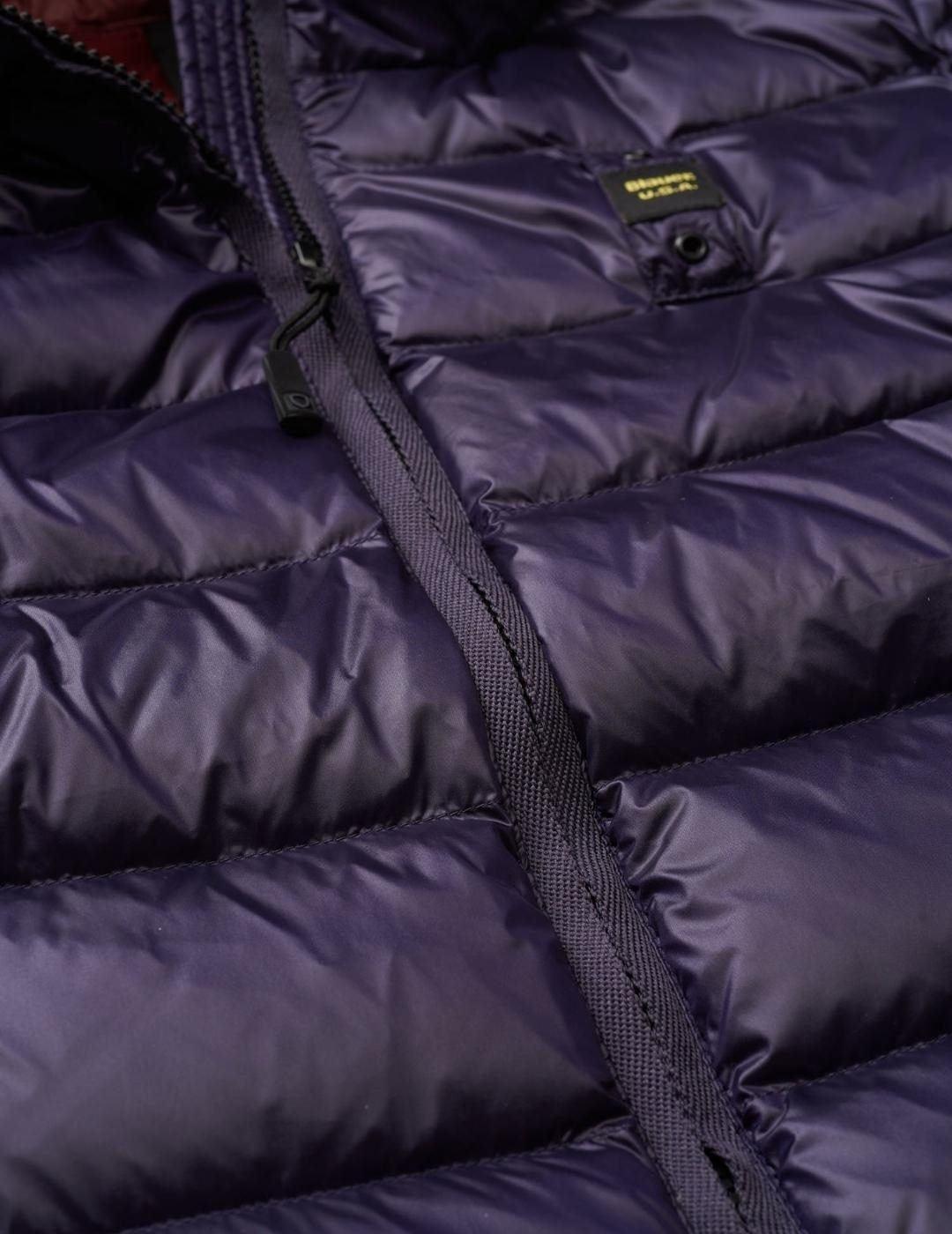 Plumas Blauer Acolchado Marino Para Mujer