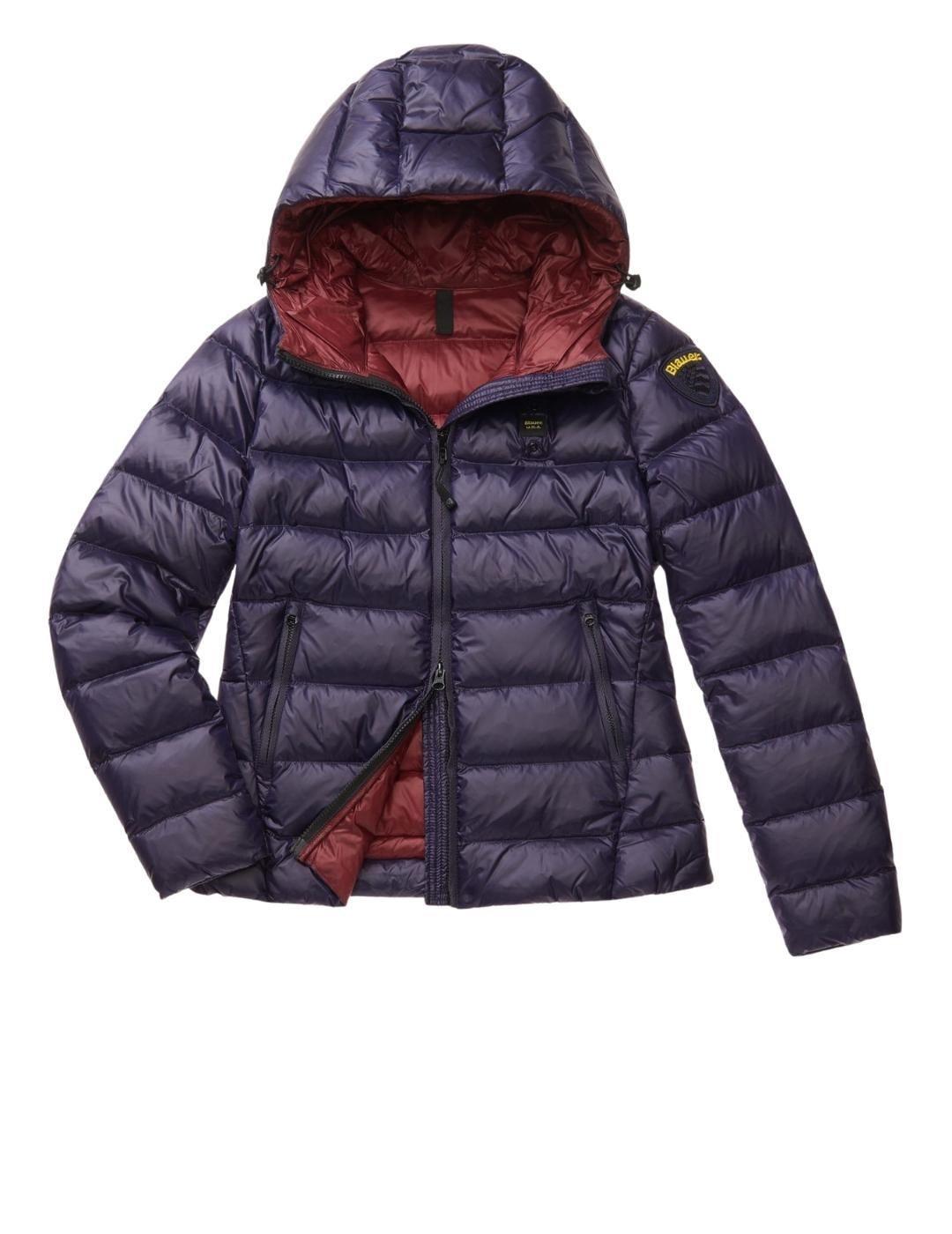 Plumas Blauer Acolchado Marino Para Mujer